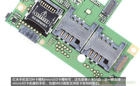 799元,看小米紅米手機(jī)內(nèi)部用什么零件?電子元件技術(shù)網(wǎng)