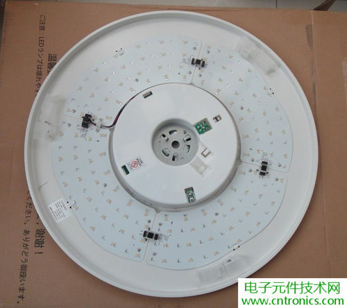 高端大氣上檔次！智能遙控調光LED吸頂燈拆解