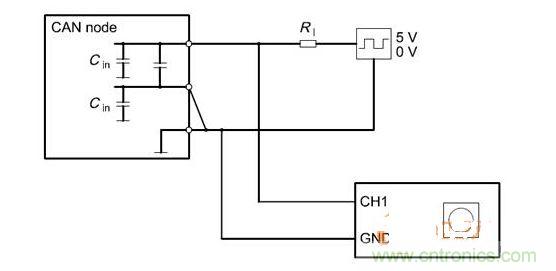  Cdiff測試原理（CANnode輸出線從上往下為CANH、CANL、GND）