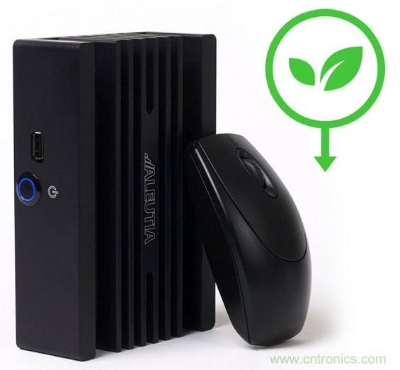 圖10:Aluetia新開發(fā)的超低耗電無風(fēng)扇小巧PC。