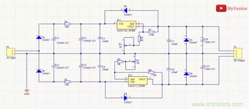 怎樣構建可調線性AC-DC電源供用戶自由調節(jié)? 怎樣構建可調線性AC-DC電源供用戶自由調節(jié)?