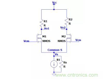 關于差分輸入電路和共模信號，差模信號關系的理解